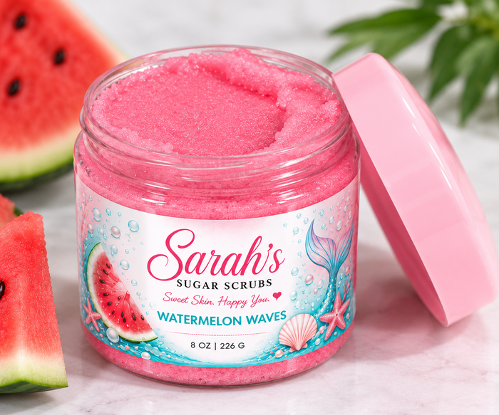 Watermelon Waves sugar scrub